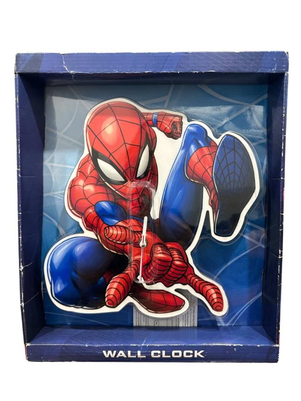 Marvel Spider-Man Shaped Wall Clock With Analog Display For Kids Room Decor